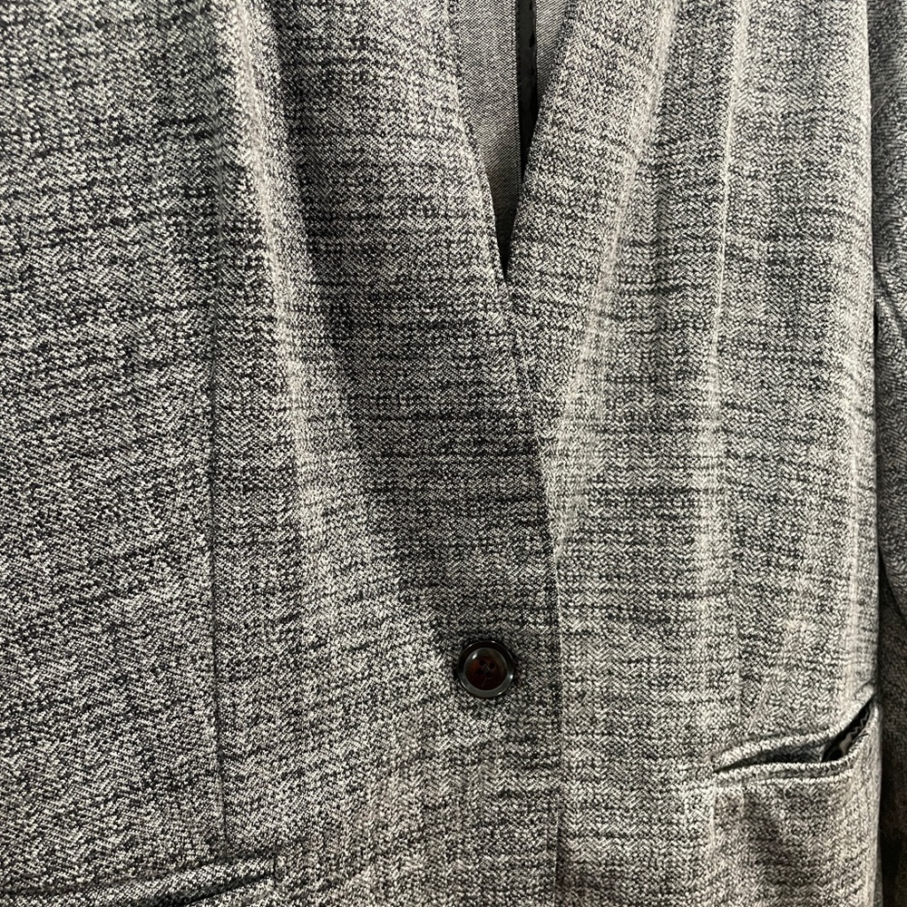 Banana Republic Gray Blazer Professional Wool-Blend - Picture 3 of 10